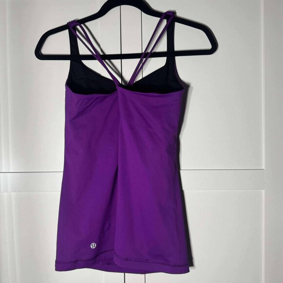 Lululemon Women's Active Tank Top Bright Purple Size 4 - Picture 4 of 7